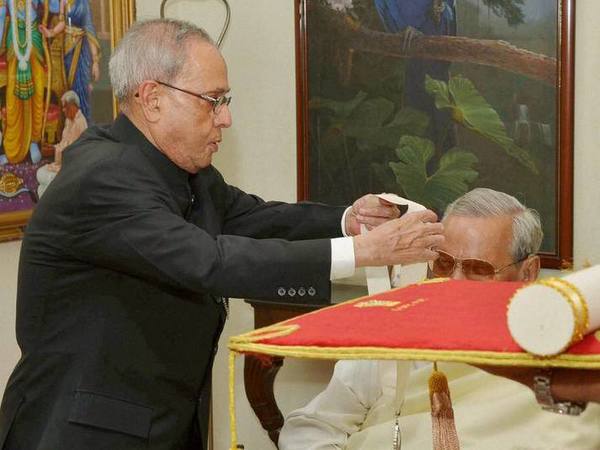 Being conferred with Bharat Ratna Being conferred with Bharat Ratna