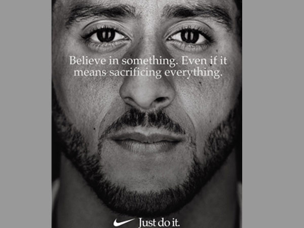 Ad teaser featuring Colin Kaepernick
