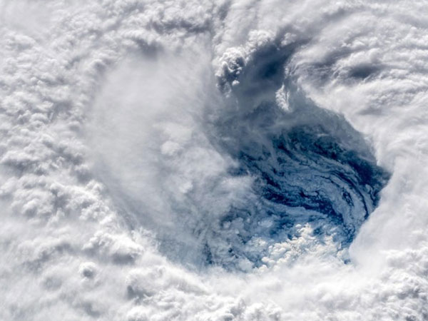 Eye of Hurricane Florence
