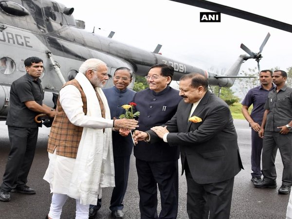 PM arrives in Gangtok
