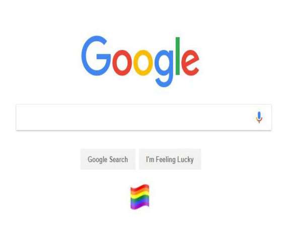 Google India puts out a rainbow flag
