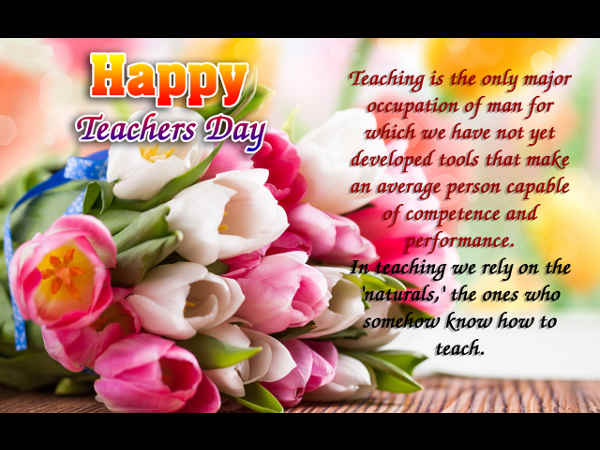 Happy Teachers Day