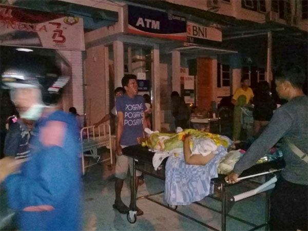 Evacuation of patient Evacuation of patient