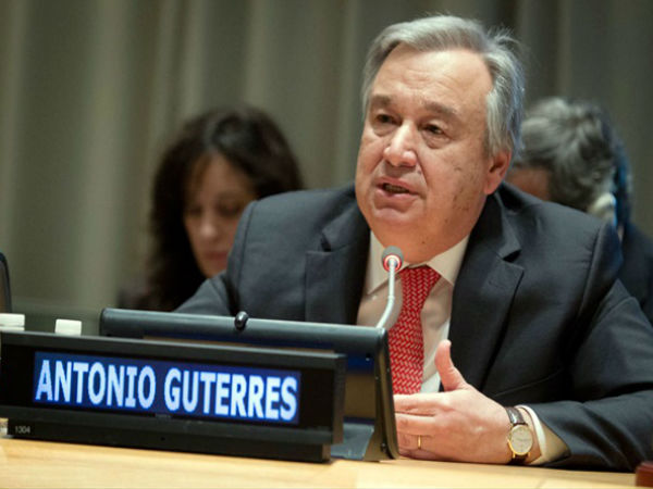UN chief Antonio Guterres UN chief Antonio Guterres