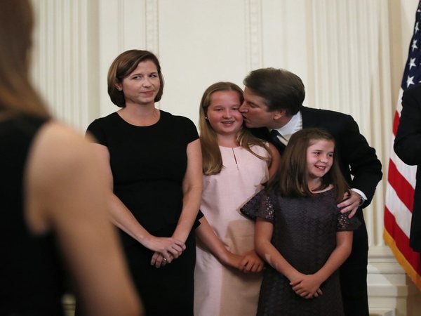 Brett Kavanaugh with family