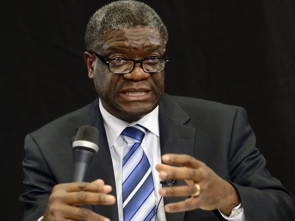 Denis Mukwege, 2018 Nobel Peace Prize winner. PTI photo Denis Mukwege, 2018 Nobel Peace Prize winner. PTI photo