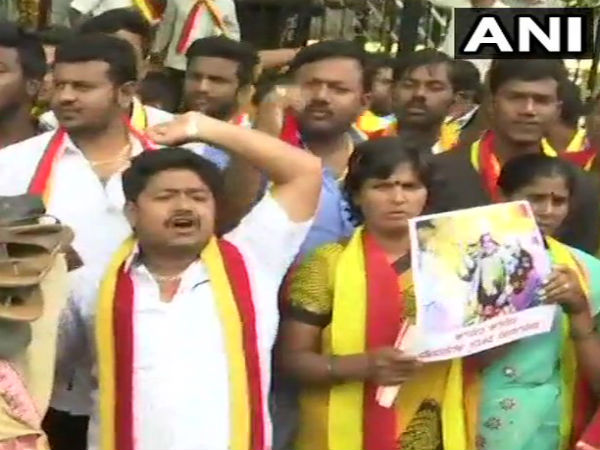 Protest against Sunny Leones portrayal 