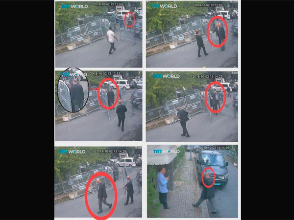 CCTV video of Saudi consulate