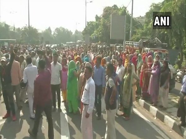 Protest at Kashmere Gate