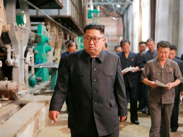 North Korean president Kim Jong Un