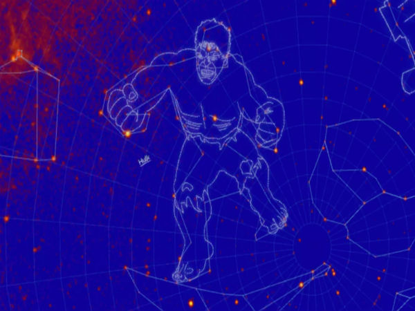 What do the 21 new gamma-ray constellations include?