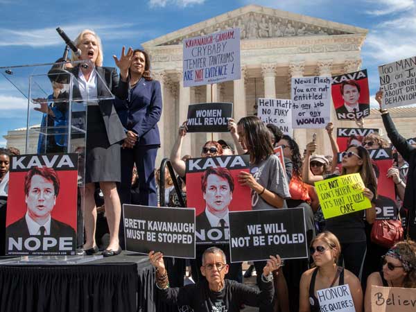 Senator Kirsten Gillibrand and Senator Kamala Harris