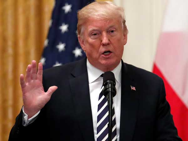 US President Donald Trump