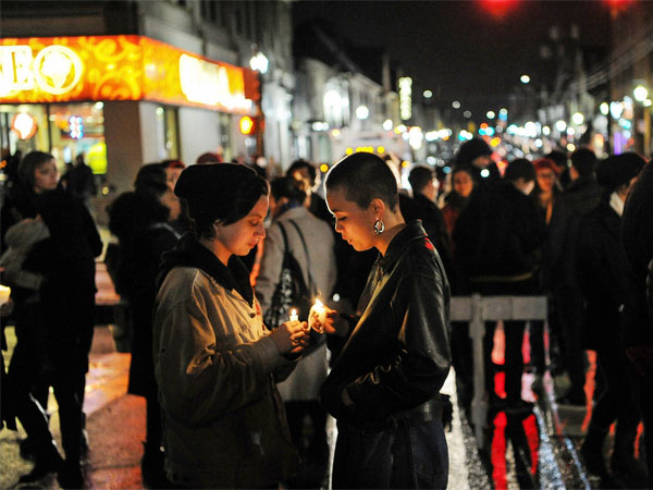 Paying respects to the lost souls