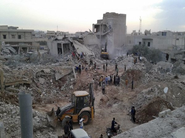 Devastation in war-torn Syria