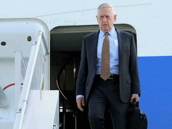 US Defense secretary Jim Mattis 