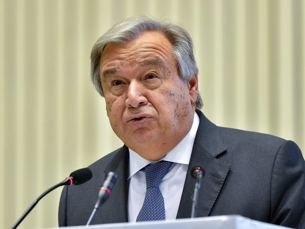 UN Secretary General Antonio Guterres