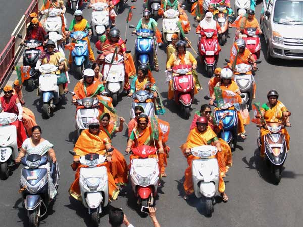 BJP Mahila Morcha to organise 100 motorbike rallies on birth Anniversary of Rani Lakshmi Bai BJP Mahila Morcha to organise 100 motorbike rallies on birth Anniversary of Rani Lakshmi Bai
