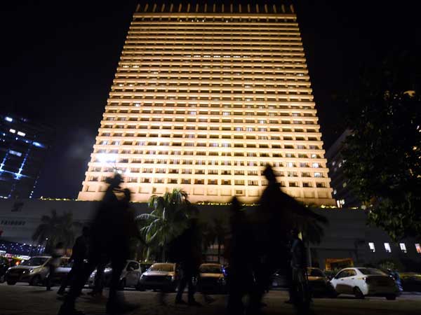 The last site, Oberoi-Trident Hotel: