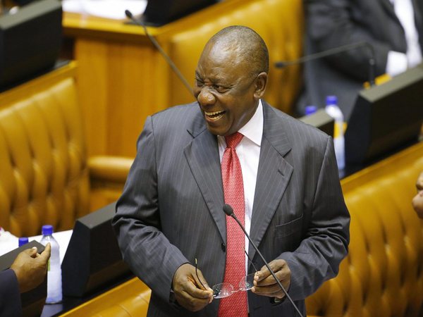 South African President Cyril Ramaphosa