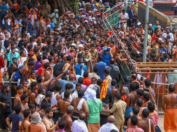 Protest at Pathanamthitta