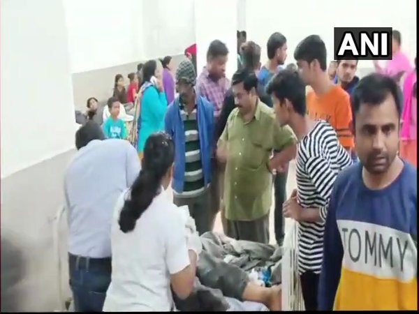 Children being treated in hospital