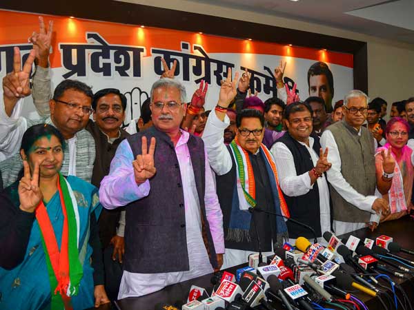 Congress wins Chhattisgarh by a landslide