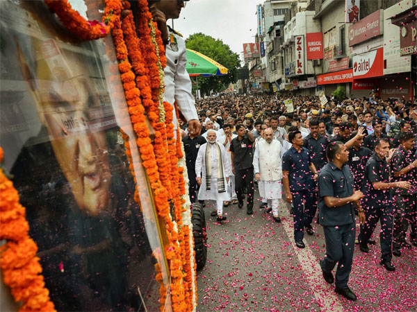 Former PM Atal Bihari Vajpayee's final journey Former PM Atal Bihari Vajpayee's final journey