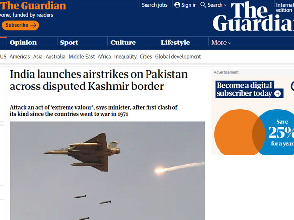 This is how International media reported on Surgical Strike 2.0