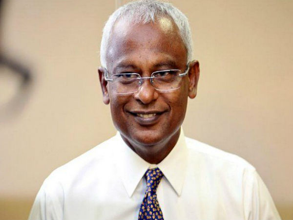 Maldivian President Ibrahim Solih