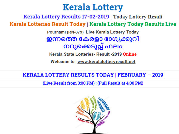 Kerala Lottery Result Today: Pournami RN-379 Today Lottery Results LIVE now Kerala Lottery Result Today: Pournami RN-379 Today Lottery Results LIVE now