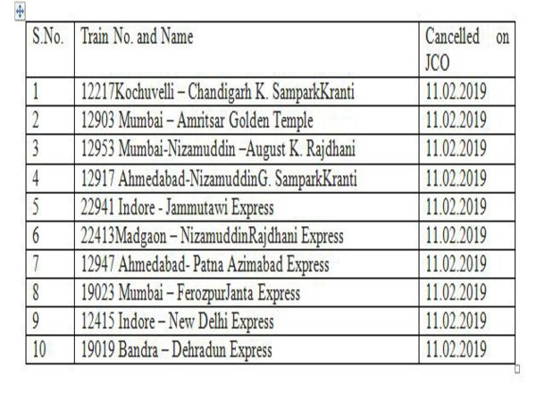 Canceled train list-2
