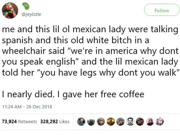 Elderly Mexican woman’s savage reply to US woman who tried to bully her is rocking on Internet