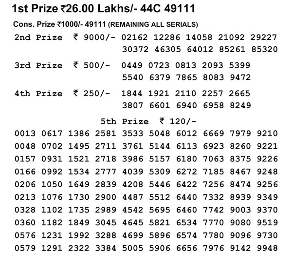 Nagaland Lotteries today results: Check Dear Loving Morning, Dear Flamingo Evening results now Nagaland Lotteries today results: Check Dear Loving Morning, Dear Flamingo Evening results now