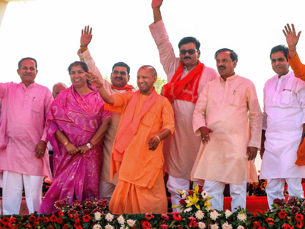 Dadri lynching accused seen at Yogi Adityanath rally Dadri lynching accused seen at Yogi Adityanath rally