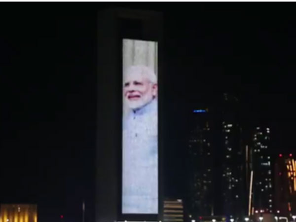 Abu Dhabi celebrates Modis swearing-in, lights up Adnoc tower Abu Dhabi celebrates Modis swearing-in, lights up Adnoc tower