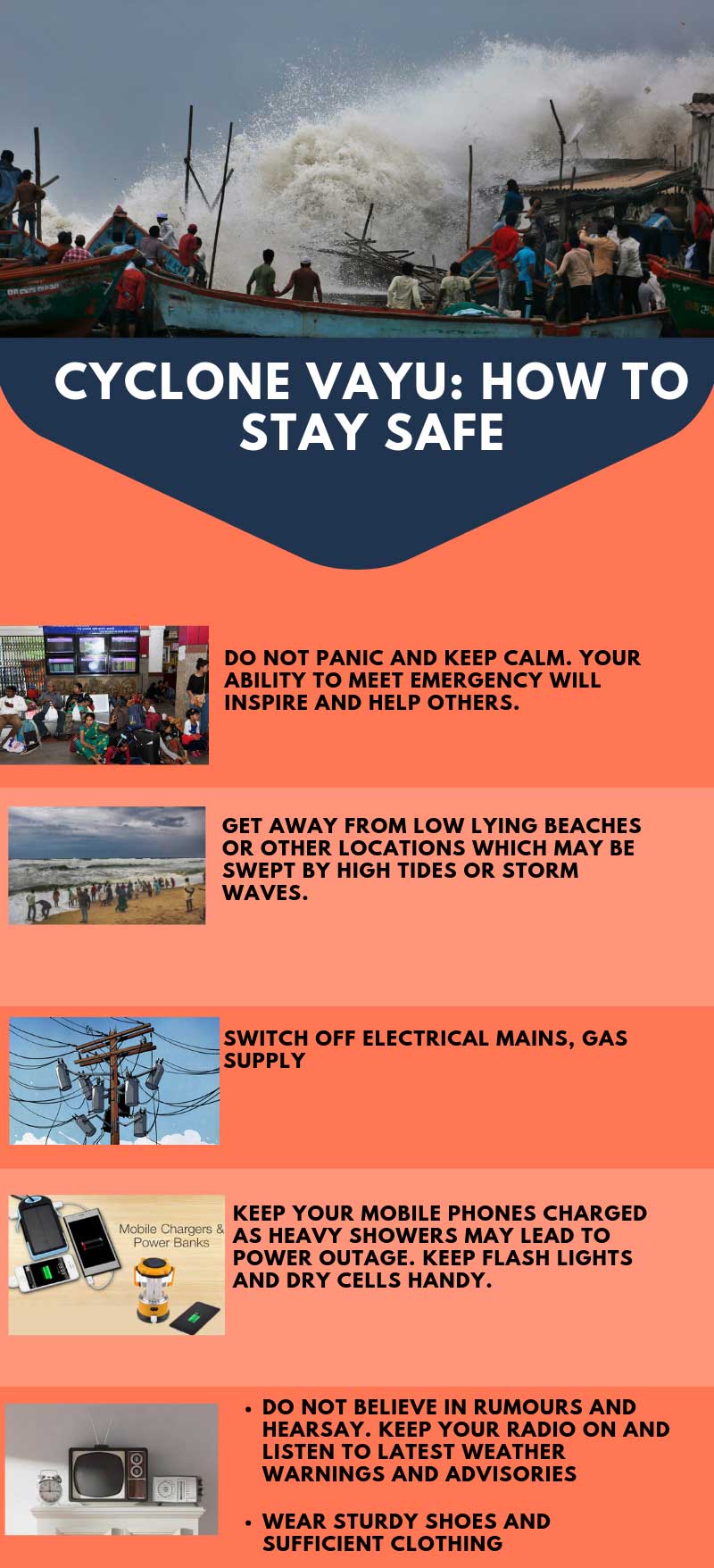 Cyclone Vayu: A list of dos and donts to stay safe