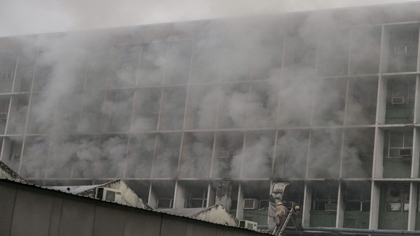 Massive fire breaks out at AIIMS' Microbiology dept