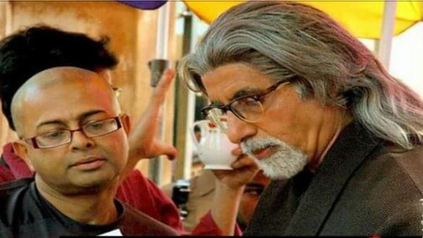 Late Rituparno Ghosh with Amitabh Bachchan during the shooting of The Last Lear