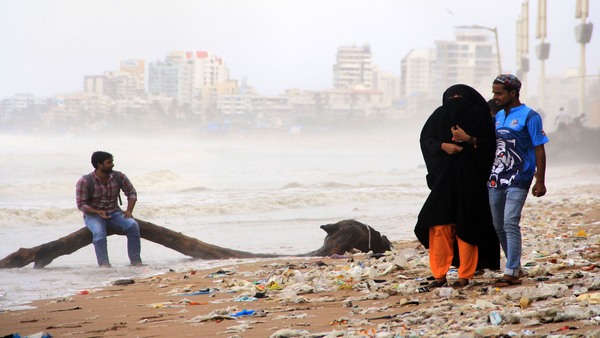 Beaches littered with plastic