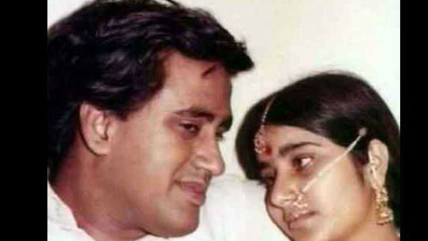 Sushma Swaraj and her husband