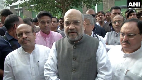 ANI image of Union Home Minister Amit Shah at AIIMS ANI image of Union Home Minister Amit Shah at AIIMS