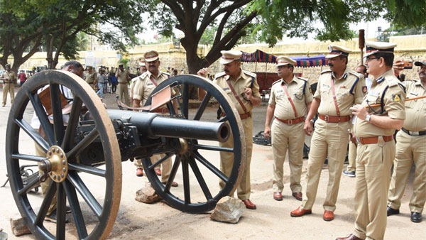  21 rounds of canon firing