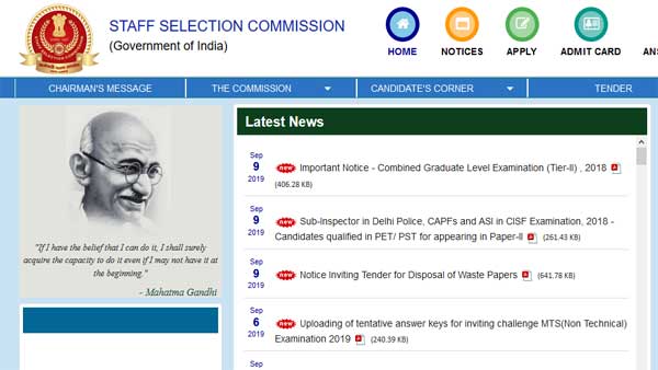 Revised SSC GD Constable Vacancy list: Download here Revised SSC GD Constable Vacancy list: Download here