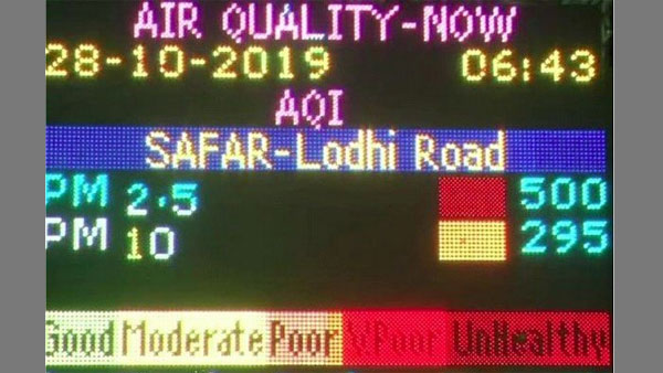 Air Quality worsens in Delhi and Gurugram