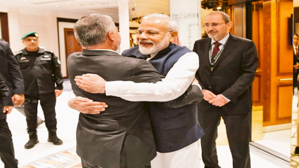 PM Modi meets His Majesty King Abdullah II of Jordan