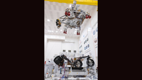 NASA's Mars 2020 Rover Tests Descent-Stage Separation