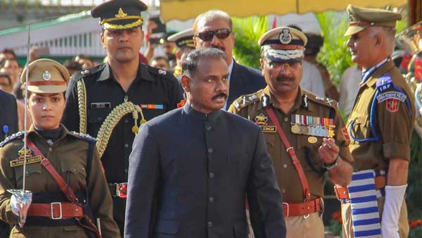 First Lieutenant Governor of J&K G C Murmu at the secretariat First Lieutenant Governor of J&K G C Murmu at the secretariat