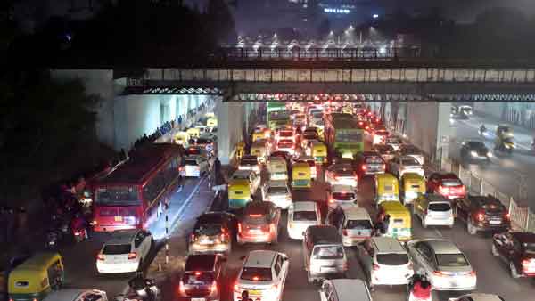 Full dress rehearsal of Republic Day parade 2020, traffic snarls in parts of Delhi Full dress rehearsal of Republic Day parade 2020, traffic snarls in parts of Delhi