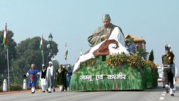 J&K Tableau on govt's 'Back to Village' program